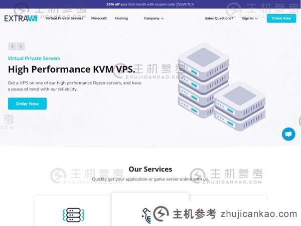 ExtraVM:首月七折/续费七折。美国VPS低至1.65美元/月。AMD锐龙拥有高性能VPS、无限流量和100G高防护保护。_主机参考
