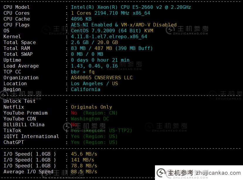 六流云呢? 六六云洛杉矶4837专线VPS评测【美国本机IP/CU4837/G端口】(六六云链接下载)_主机参考