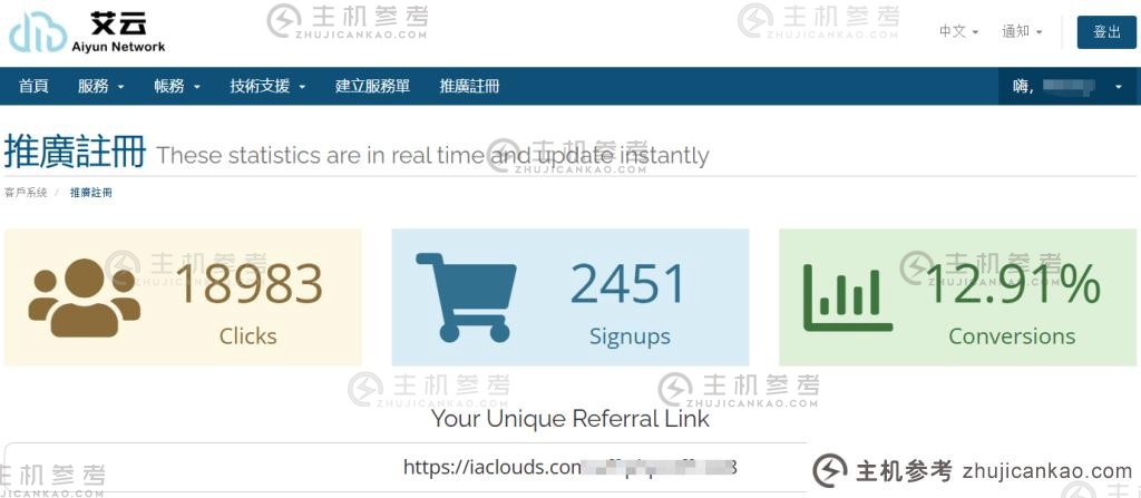 爱云网络爱云VPS，大带宽，高流量TikTok VPS，免费20Gbps DDoS防护，价格低廉！_主机参考