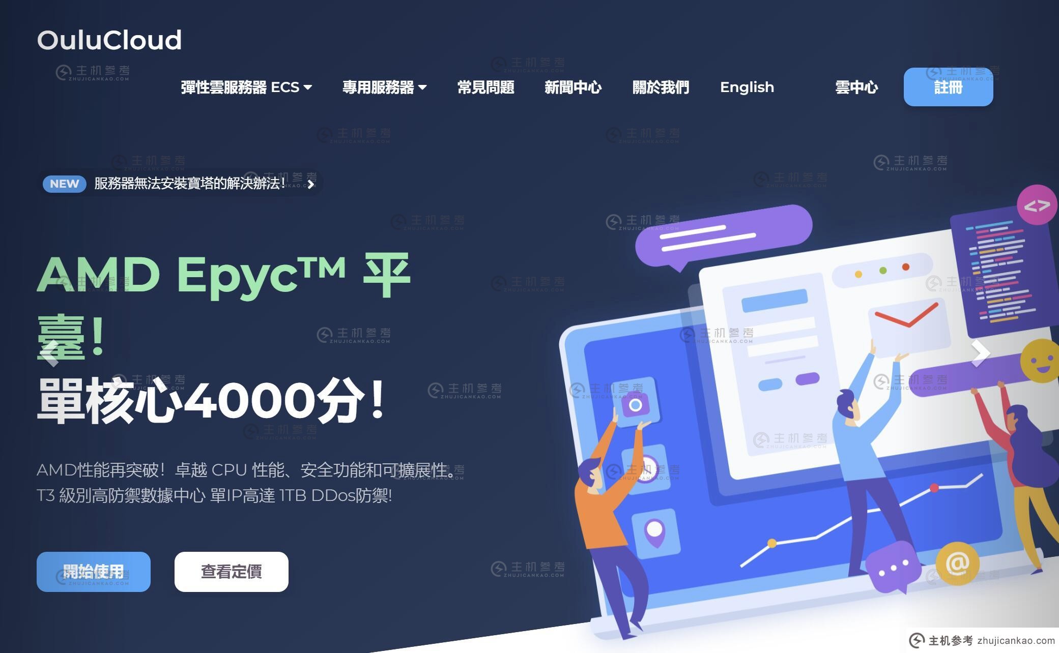 欧陆云：香港独立服务器评级- 支持253个IP站组_主机参考