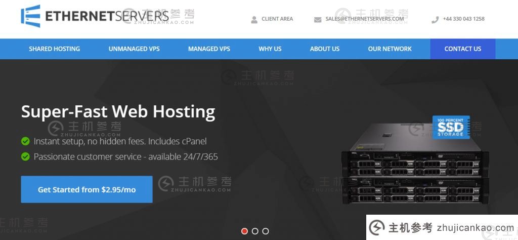 以太网服务器：每年$ 14.95 - 1GB/40G SSD/1TB@10GBPS/洛杉矶和4个计算机房间_主机参考