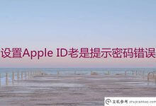 为什么设置Apple ID时总是提示密码错误？Apple ID密码错误的解决方案_主机参考