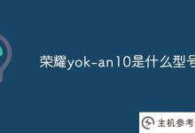 荣耀yok-an10是什么型号(yokan10是什么型号)_主机参考