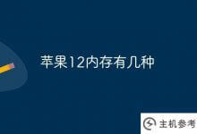 苹果12内存有多少种？_主机参考