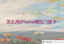 如何用iPhone模拟门禁卡？苹果设置模拟门禁卡(苹果手机可以模拟门禁卡吗)_主机参考